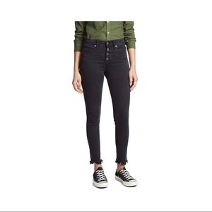 Madewell 9” High Rise Black Jeans - Petite